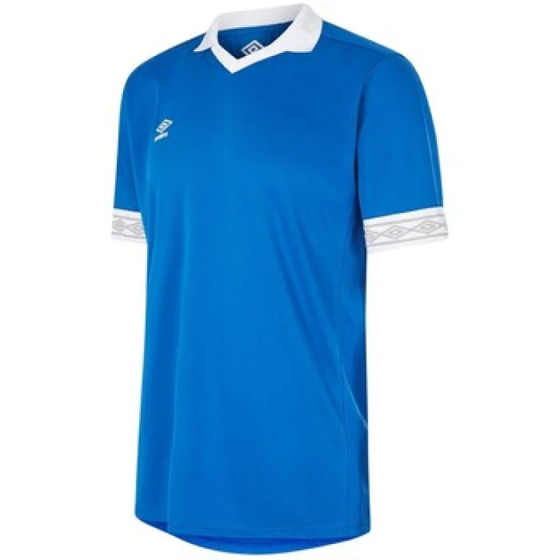 Image of Umbro Umbro Men Tempest Jersey in Mid Blue Size: Small Mid Blue S Male 5063238651135