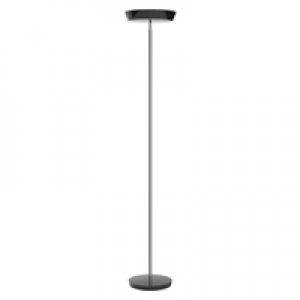 Image of Alba Fluoring Floor Lamp Black FLUORINGNUK