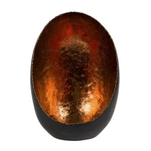 Image of Sass & Belle Copper & Black Oval Tealight Holder