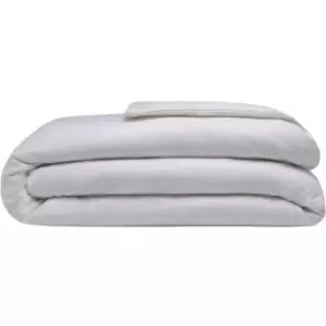 Image of Belledorm Brushed Cotton Duvet Cover (Superking) (Grey) - Grey