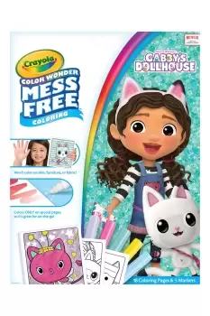 Image of Crayola Gabbys Dollhouse Colour Wonder