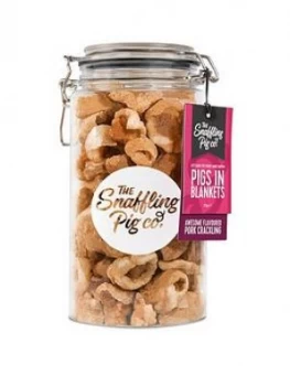 Image of The Snaffling Pig Co The Snaffling Pig Co Pork Crackling Jar - Pigs In Blankets