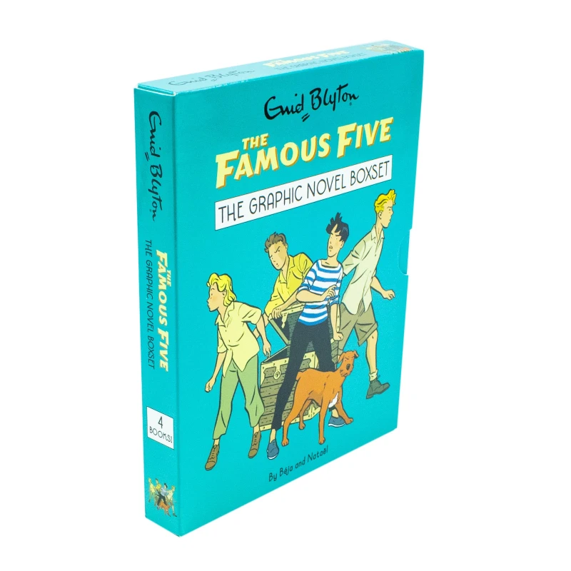 Image of The Famous Five Graphic Novel 4 Book Collection Box Set By Enid Blyton For Fans Everywhere Enid Blyton Books