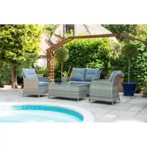 Image of Katie Blake Milan Grey 2 Seat Sofa Set - Garden & Outdoor