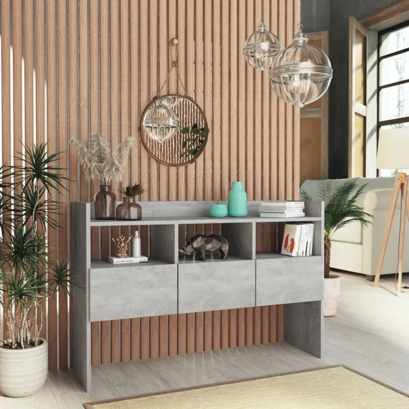 Image of VIDAXL Sideboard Concrete Grey 105x30x70cm Engineered Wood Vidaxl 8720286607213