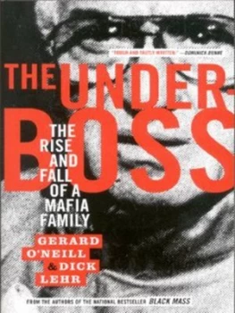 Image of The Underboss by Dick Lehr Book