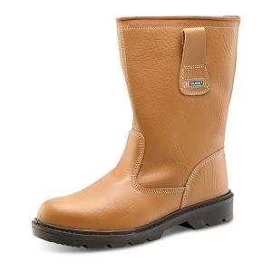 Image of SuperTouch Size 8 Rigger boots Plus Leather with Rubber Toecap Tan