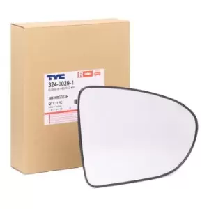 Image of TYC Wing Mirror Glass NISSAN 324-0029-1 96365JD01A,96365JD11A