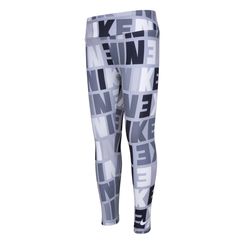Image of Nike Logo Print Legging Infants - Grey Grey 2 - 3 Years