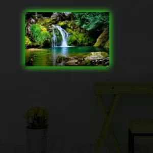 Image of 4570DACT-34 Multicolor Decorative LED Lighted Canvas Painting