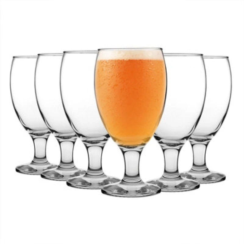 Image of LAV Empire Snifter Beer Glasses - 590ml - Clear - Pack of 6 Clear unisex