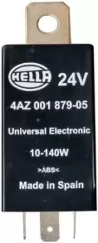 Image of Flasher unit with holder 4AZ001879-051 24v by Hella