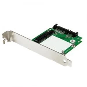 Image of StarTech.com SATA to mSATA SSD Adapter w/ Full and Low Profile Brackets SATA to Mini SATA