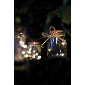 Image of Torremolinos Solar LED Glass Jar String Light