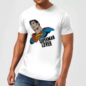 Image of DC Comics Superman Lover T-Shirt - White - L