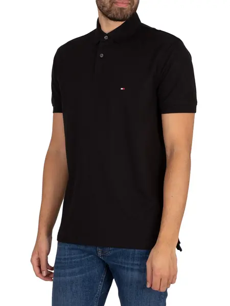 Image of Tommy Hilfiger The 1985 Regular Polo Shirt Black M