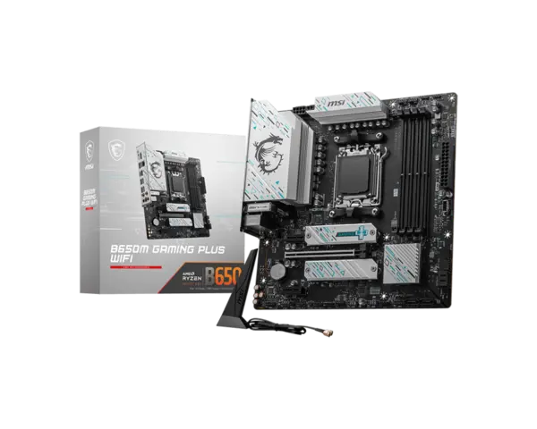 Image of MSI B650M GAMING PLUS WIFI mATX Motherboard for AMD AM5 CPUs