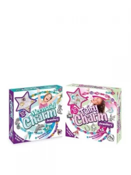 Image of Craft Box Fairy And Mermaid Charm Jewellery Duo Pack