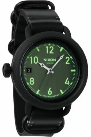 Image of Mens Nixon The October Leather Watch A279-001
