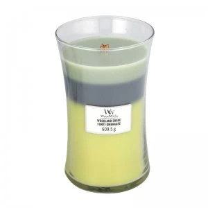 Image of WoodWick Trilogy Woodland Shade Large Jar Candle 609.5g