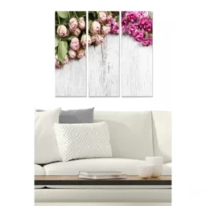 Image of MDF265591553 Multicolor Decorative MDF Painting (3 Pieces)