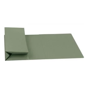 Image of Guildhall Foolscap 315gm2 75mm Spine Manilla Probate Wallet Green Pack of 25