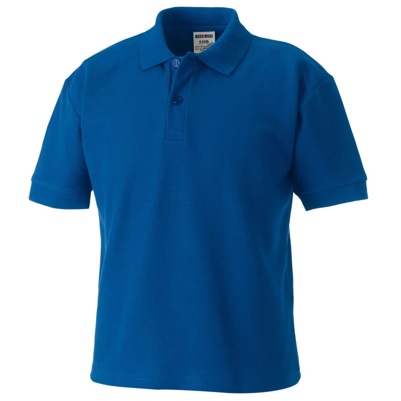 Image of Jerzees Schoolwear Jerzees Schoolgear 65 35 Pique Polo Shirt in Royal Size: 3-4 Years Royal Unisex 3-4 Years