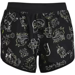 Image of Under Armour RUFO Shorts Womens - Black