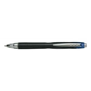 Image of Uni Ball Jetstream RT SXN 210 Retractable Rollerball Pen Blue Pack of 12 Pens