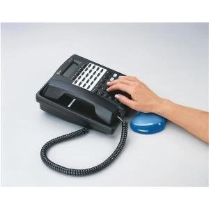 Image of Fellowes Crystal Gel Flex Wrist Rest Blue 91177 72