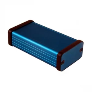 Image of Hammond 1455D801BU Extruded Aluminium Enclosure 80 x 45 x 25mm Blue