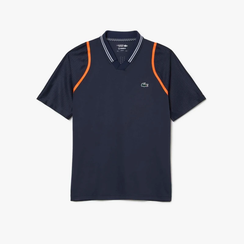 Image of Lacoste Tennis x Daniil Medvedev Polo Shirt Blue male S
