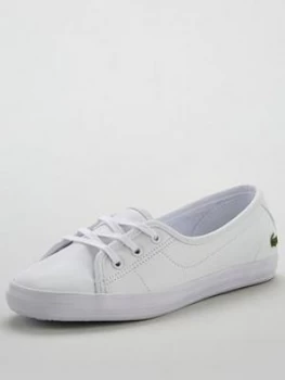 Image of Lacoste Ziane Chunky Bl 1 Cfa Plimsoll - White