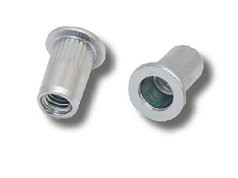 Image of Jrp Riveting Products M10 X 24.0 Steel Flat Head Rivet Nuts - Box Of 200