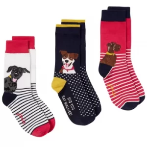Image of Joules Womens Brilliant Bamboo Socks 3 Pack