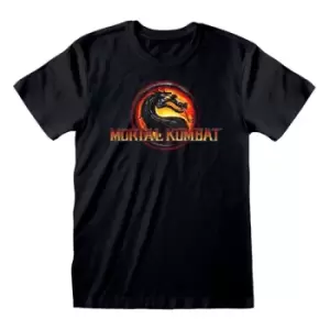 Image of Mortal Kombat T-Shirt Logo Size L