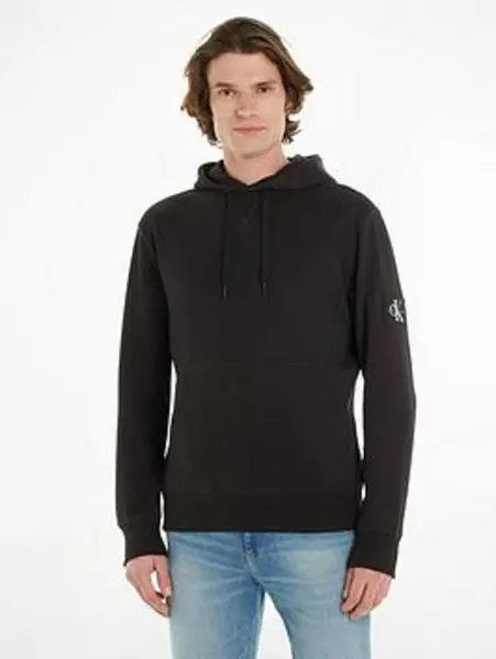 Image of Calvin Klein Jeans Badge Hoodie - Black