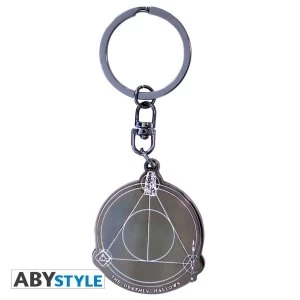 Image of Harry Potter - Deathly Hallows Metal Keyring