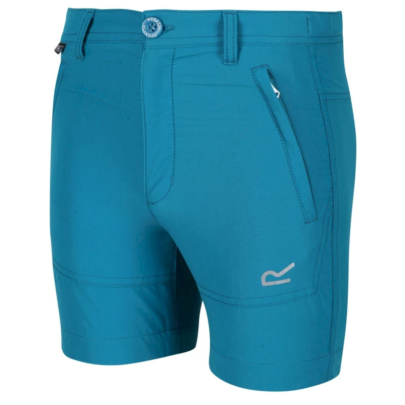 Image of Regatta Junior Highton Stretch Walking Shorts Short Boys - Blue Blue 9 - 10 Years