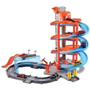 Image of 1:43 Street Fire Mega Dealer Showroom Garage Playset