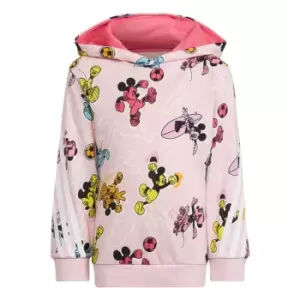 Image of adidas x Disney Mickey Mouse Hoodie Kids - Clear Pink / White / Pulse Mag