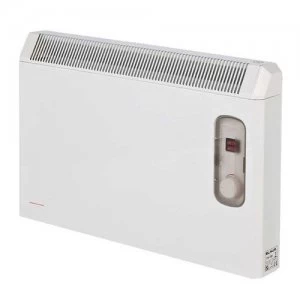 Image of Elnur 2kW White Manual Electric Panel Heater with Enclosed Analogue Control