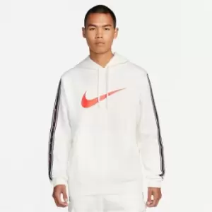 Image of Nike Sportswear Repeat Mens Pullover Fleece Hoodie - Cream