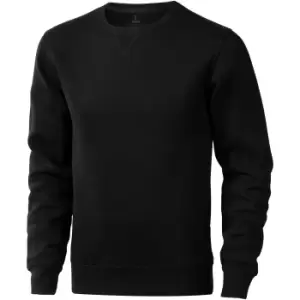 Image of Elevate Mens Surrey Crew Neck Sweater (XS) (Solid Black)