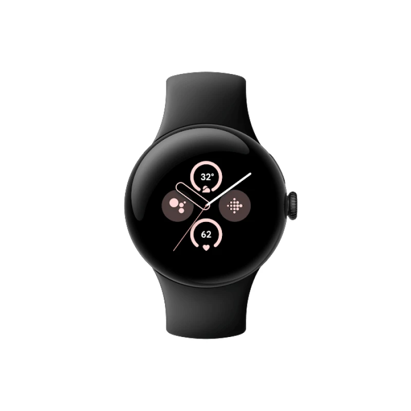 Image of Google Pixel Watch 2 AMOLED 41mm Digital Touch Screen Black WiFi GPS