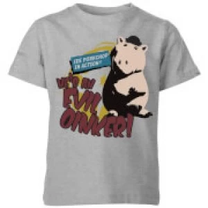 Image of Toy Story Evil Oinker Kids T-Shirt - Grey - 7-8 Years