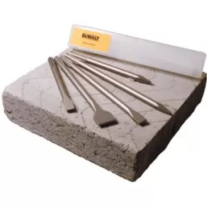 Image of SDSMAXSET2-QZ SDS-Max 5 Piece Chisel Set