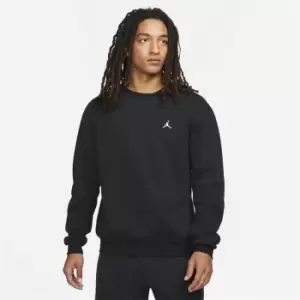 Image of Air Jordan Fleece Crew Sweater - Black