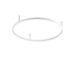 Image of Oracle Ring Integrated LED Semi Flush Light White 70cm 3000K