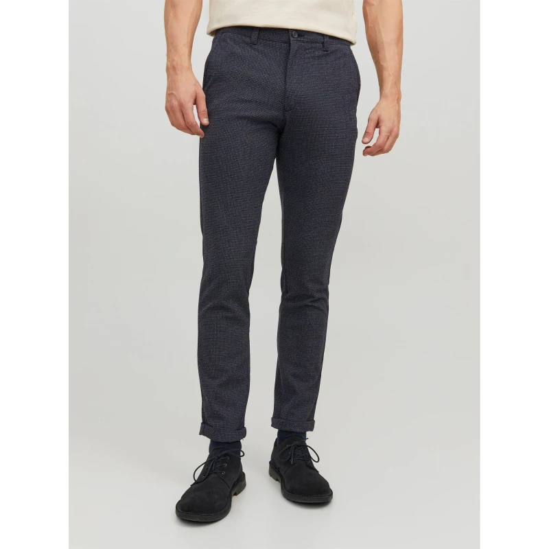 Image of Jack and Jones Marco Smart Chino Trousers - Blue Blue 28 R